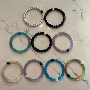 8 Lokai Bracelets and 1 “extra”